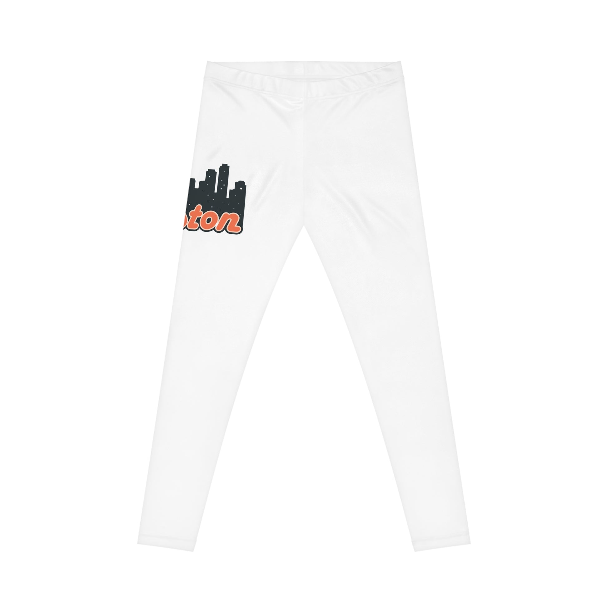 Boston Skyline Women's Leggings, Casual Activewear, City Inspired, Perfect for Fitness, Travel, Everyday Wear, Gift Idea